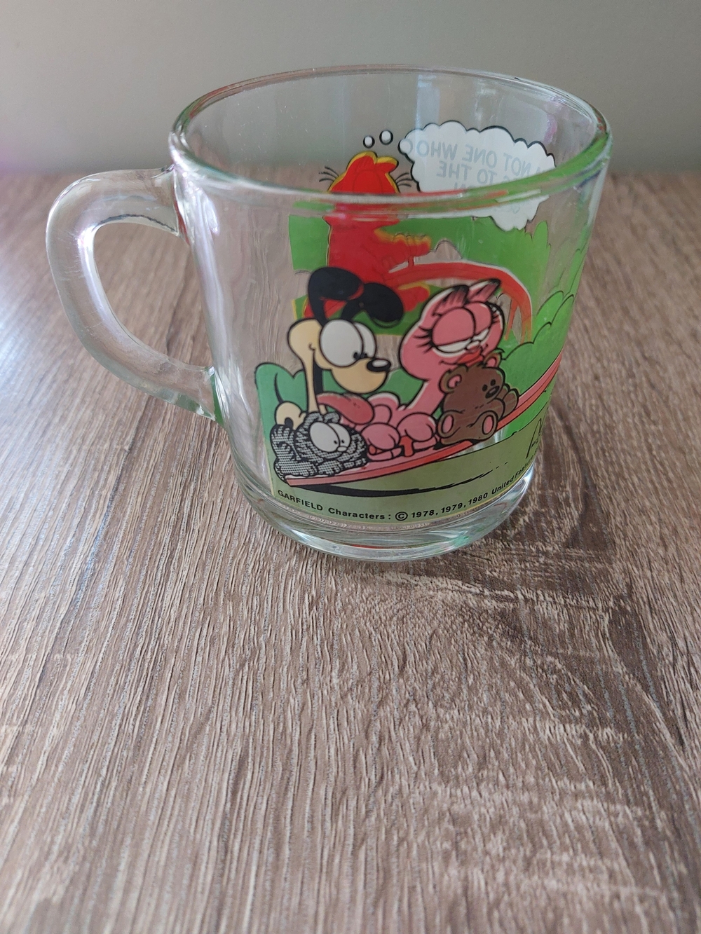 McDonald's Garfield Glass Coffee Mug 1978